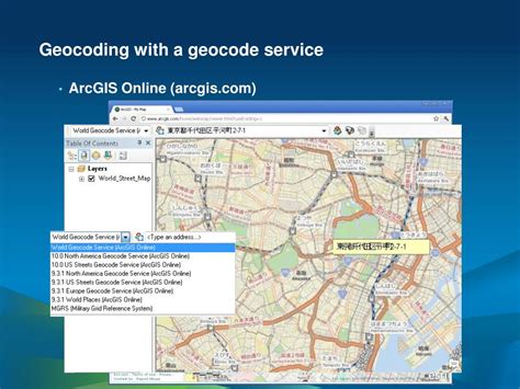 Geocoding Service .